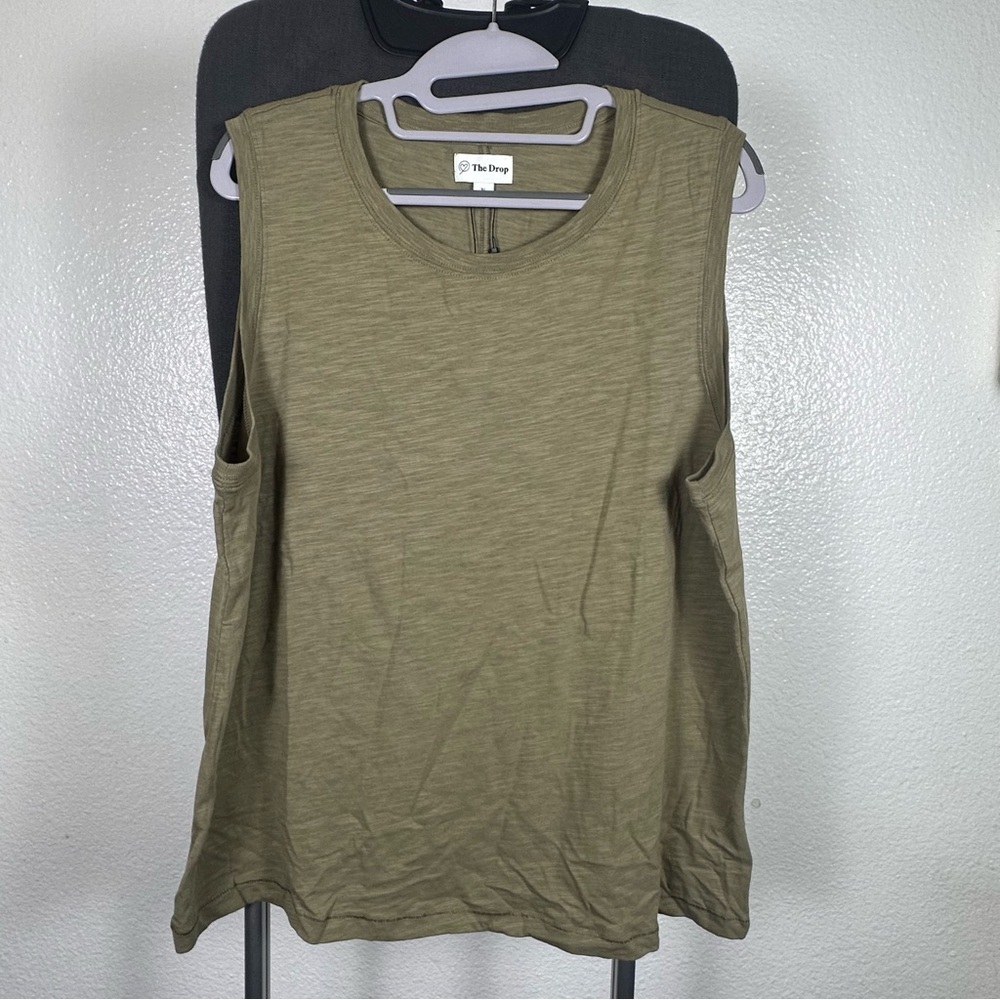 The Row Olive Sleeveless‎ Muscle Tee